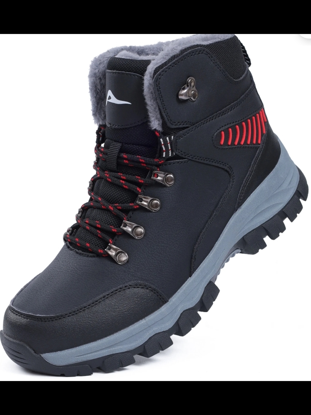 Men's Ecetana Boots Winter Warm Ankle Boots Non-Slip Waterproof Outdoor Hiking S